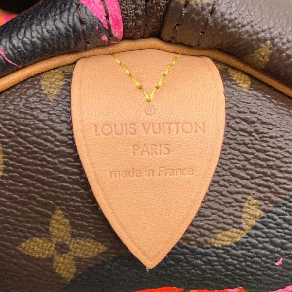 9034860 13 Louis Vuitton Boston Bag Monogram Rose Keepall 50 Pink Brown