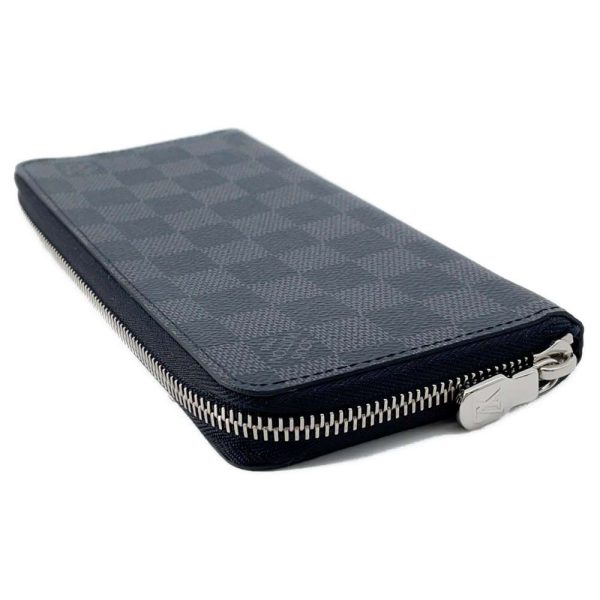 9141094 02 Louis Vuitton Long Wallet Damier Graphite Zippy Wallet Vertical Black