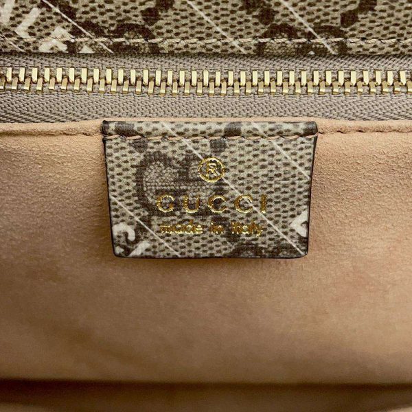 9181717 12 Gucci Shoulder Bag Balenciaga Collaboration Horsebit 1955 GG Supreme Beige