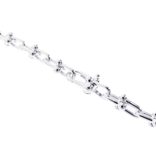 9238350 05 Tiffany Bracelet Hardware Micro Link Bracelet Large SV925 Silver