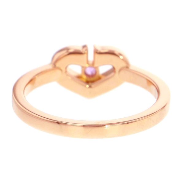 9247031 03 Cartier Ring C Heart Pink Sapphire Pink Gold Ring Jewelry Ring