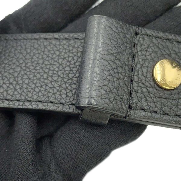 9257504 13 Louis Vuitton Shoulder Bag Grained Calf Leather Lock Me Bucket 2way Black