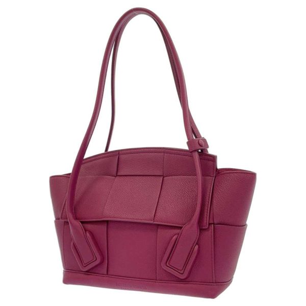 9268340 01 Bottega Veneta Tote Bag Arco Small Bag Purple Leather