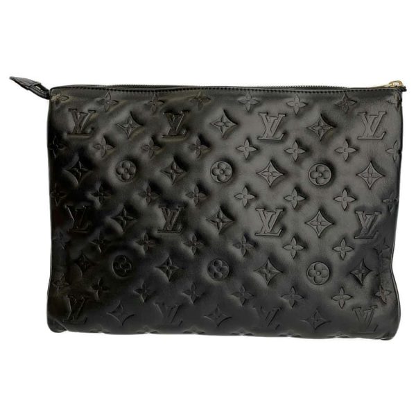 9284951 03 Louis Vuitton Shoulder Bag Monogram Coussin MM Black