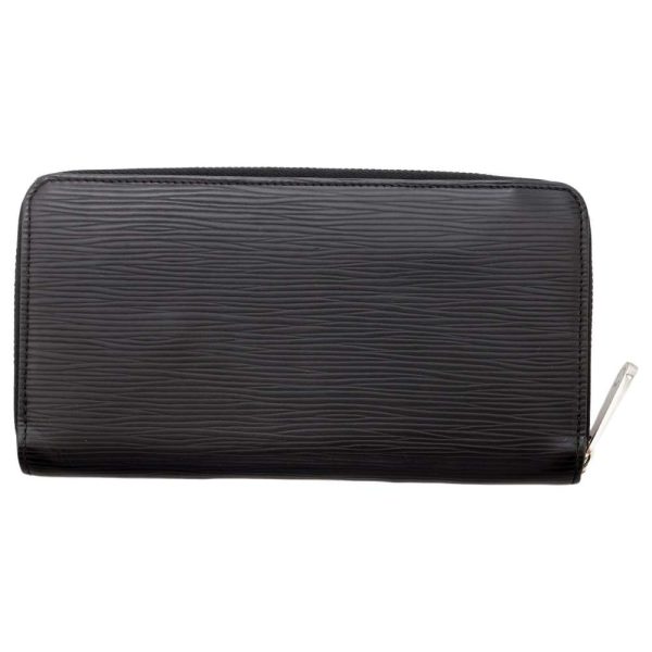 9300033 03 Louis Vuitton Long Wallet Epi Zippy Wallet Round Zipper Black