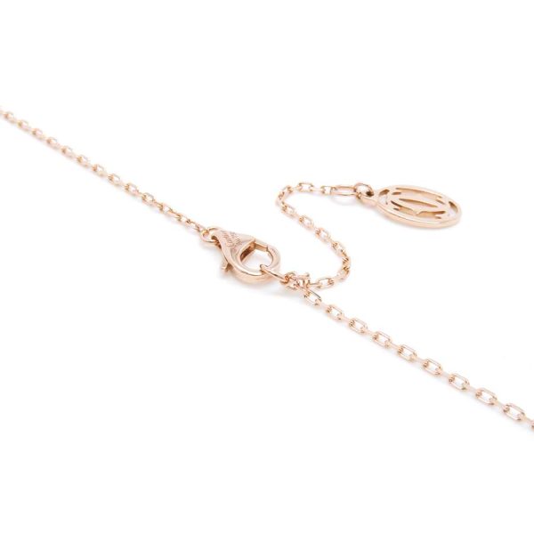 9312319 05 Cartier Necklace C De Pearl K18PG Pink Gold Cartier Pendant