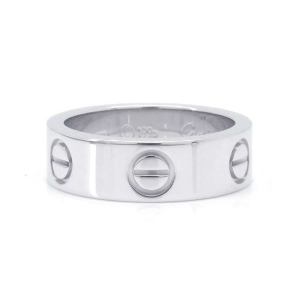 9312647 01 Cartier Ring Love Ring K18WG White Gold Ring Jewelry Ring