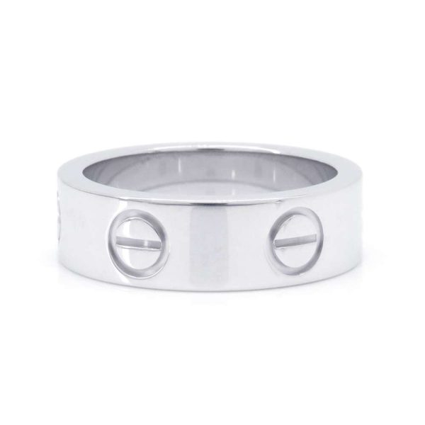 9312647 02 Cartier Ring Love Ring K18WG White Gold Ring Jewelry Ring