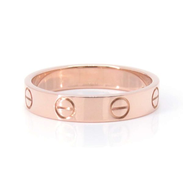 9329829 02 Cartier Ring Mini Love Pink Gold Ring Cartier LOVE Jewelry Ring
