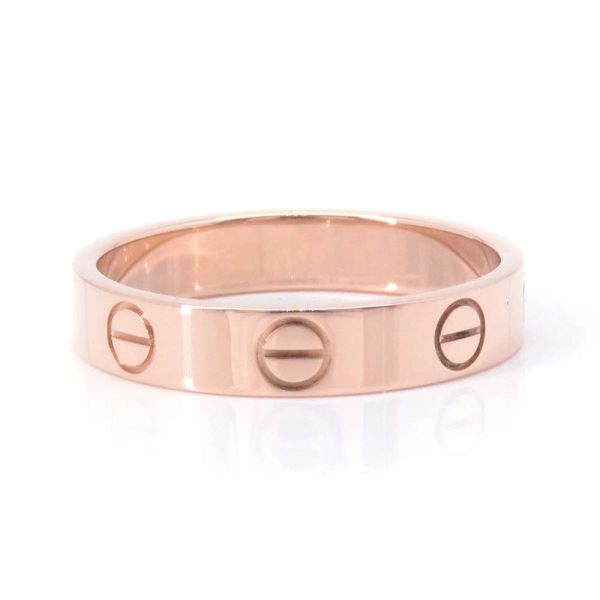 9329829 03 Cartier Ring Mini Love Pink Gold Ring Cartier LOVE Jewelry Ring