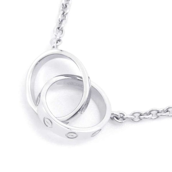 9334540 03 Cartier Necklace Baby Love K18WG White Gold Cartier Jewelry Pendant