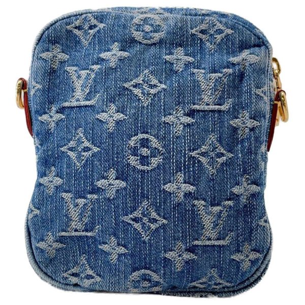 9340381 03 Louis Vuitton Shoulder Bag Monogram Blue Denim Pochette Fairfax