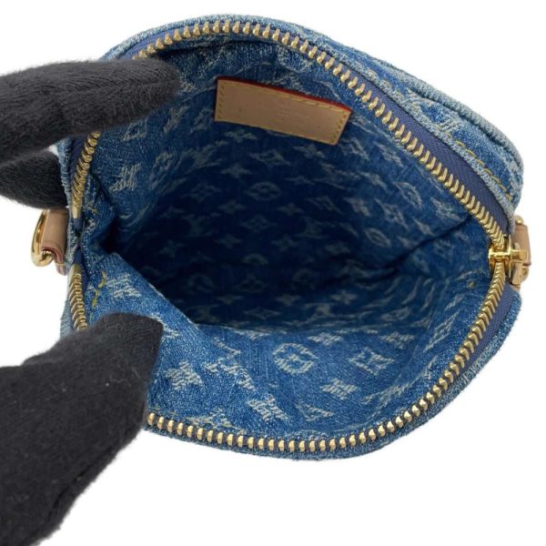 9340381 06 Louis Vuitton Shoulder Bag Monogram Blue Denim Pochette Fairfax