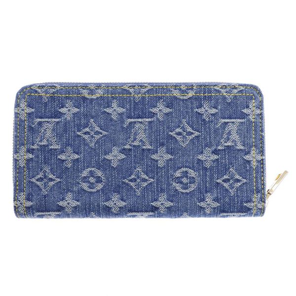 9355064 03 Louis Vuitton Long Wallet Monogram Denim Zippy Wallet M82958 Blue