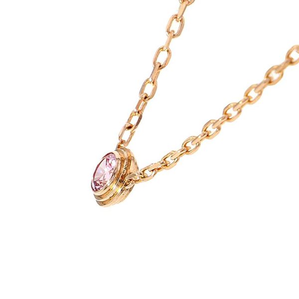 9382466 02 Cartier Necklace Cartier dAmour Pink Sapphire Pink Gold Pendant