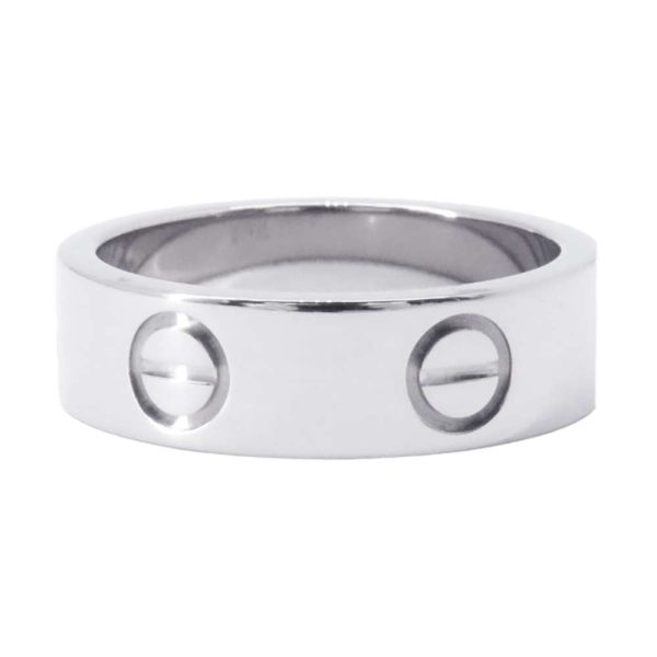 9388178 02 Cartier Ring Love White Gold Ring Cartier LOVE Jewelry Ring