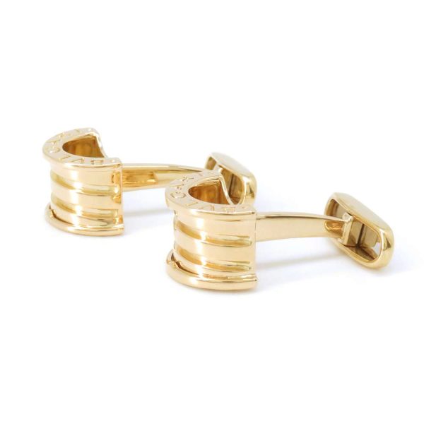 9393486 02 BVLGARI Cufflinks B zero1 Yellow Gold