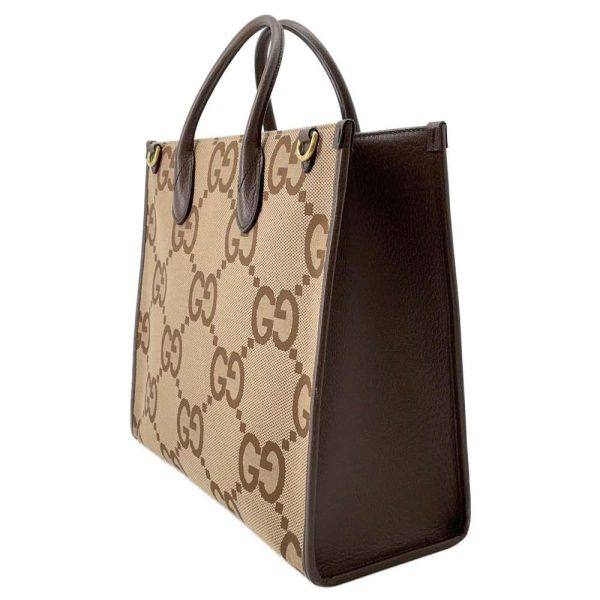 9395213 02 Gucci Tote Bag Jumbo GG Canvas 678839 GUCCI Bag 2way Shoulder Bag Handbag Brown