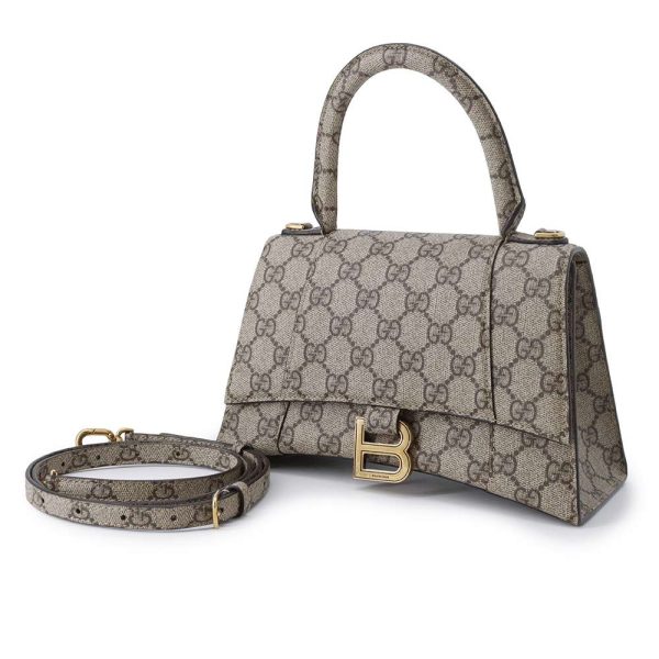 9395282 01 Gucci Handbag Balenciaga Collaboration Hourglass Hacker Project Small PVC 681697 GUCCI 2way Shoulder Bag