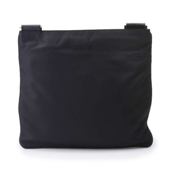 9401129 03 Prada Mens Shoulder Bag Tessuto Nylon Black