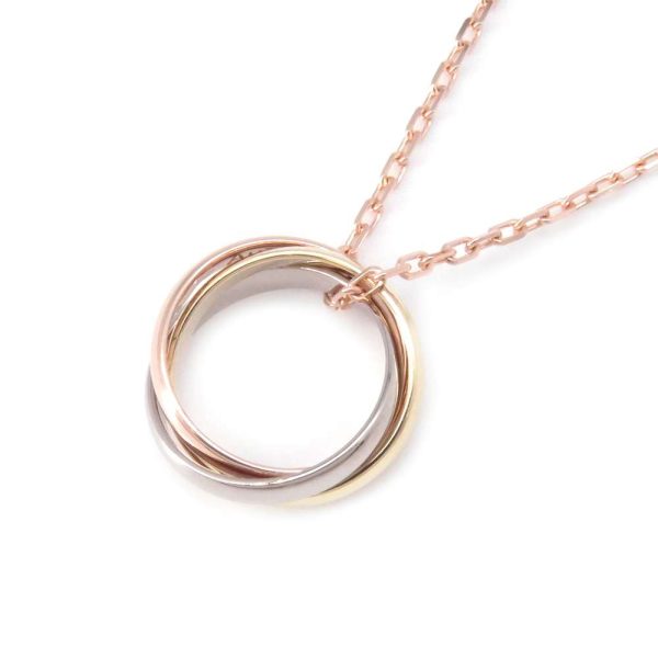 9437128 01 Cartier Necklace Baby Trinity Pink Gold Yellow Gold White Gold Cartier