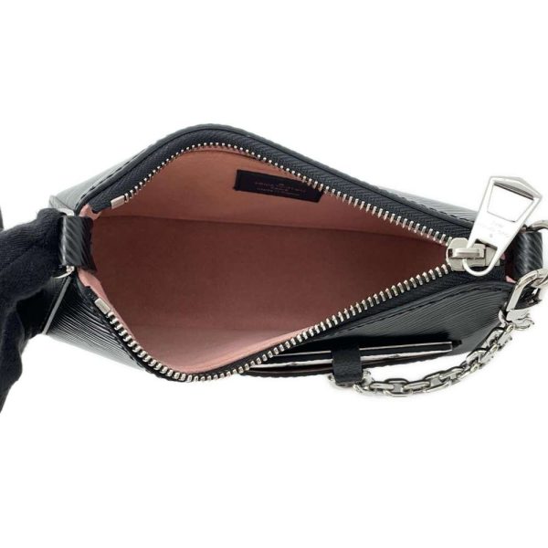 9441132 06 Louis Vuitton Shoulder Bag Epi Malellini Black 2way Handbag
