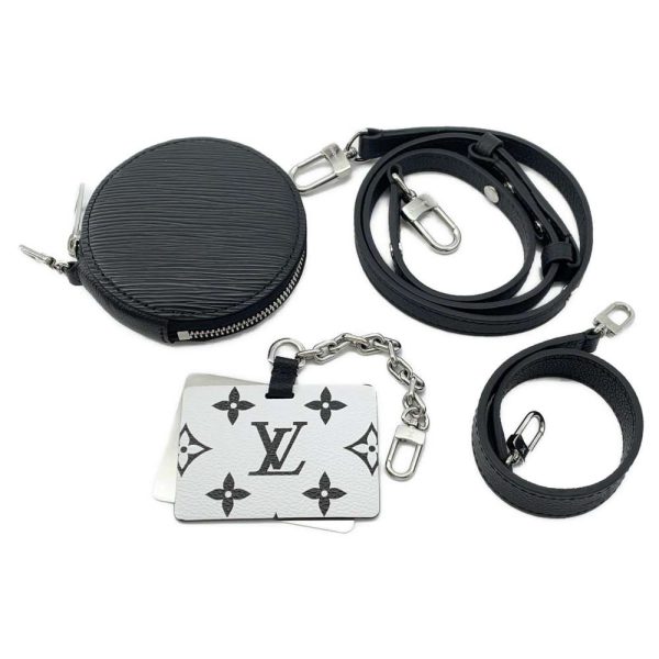 9441132 14 Louis Vuitton Shoulder Bag Epi Malellini Black 2way Handbag