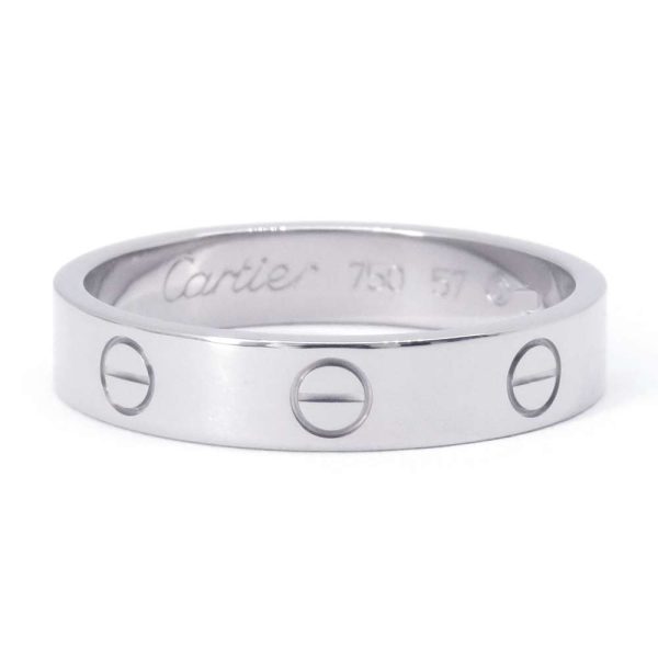 9441842 01 Cartier Ring Love Ring K18WG White Gold
