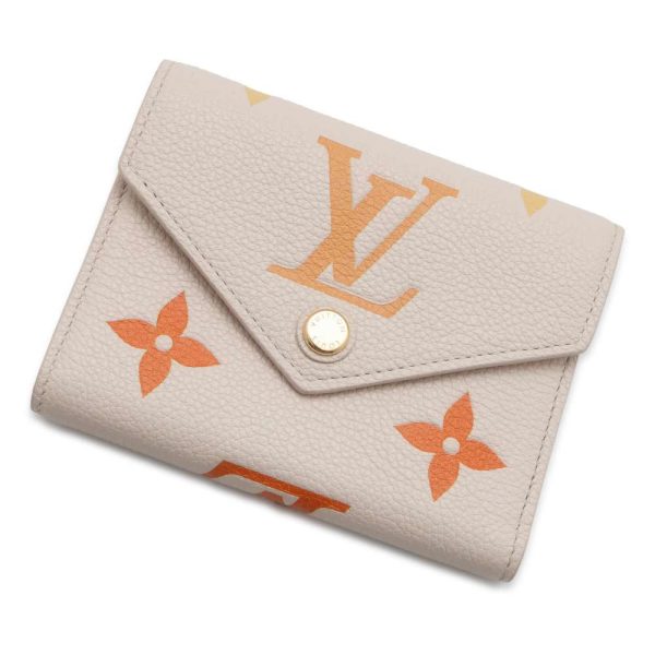 9449817 01 Louis Vuitton Tri fold Wallet Monogram Empreinte Portefeuille Victorine