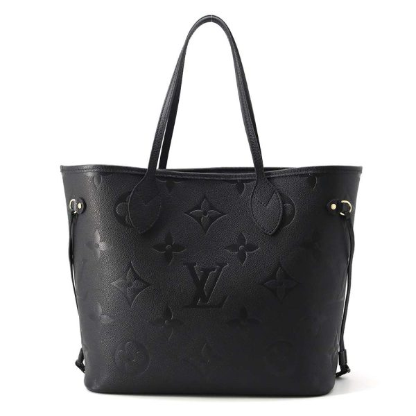 9492349 01 Louis Vuitton Tote Bag Monogram Empreinte Neverfull MM Shoulder Black