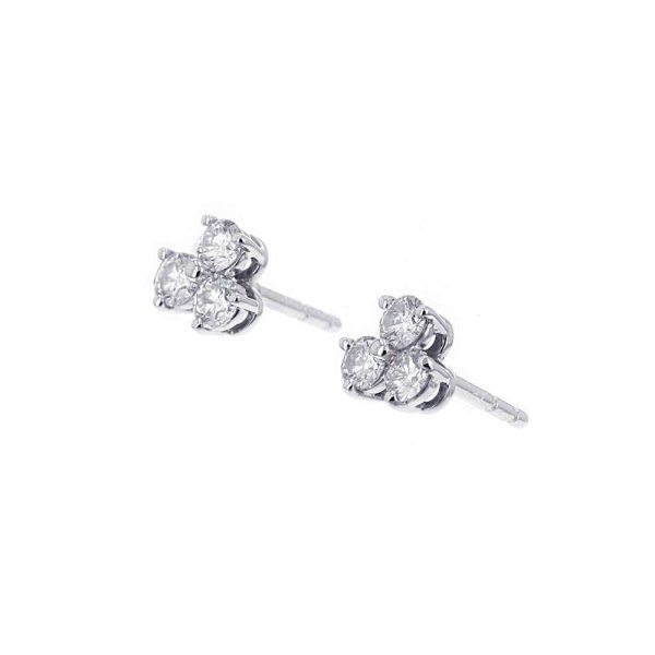 9500594 02 Tiffany earrings Aria diamond platinum Tiffany Co jewelry