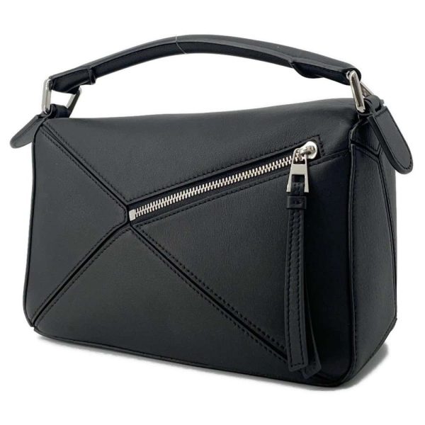 9511019 02 Loewe Handbag Puzzle Bag Small 2way Shoulder Bag Black