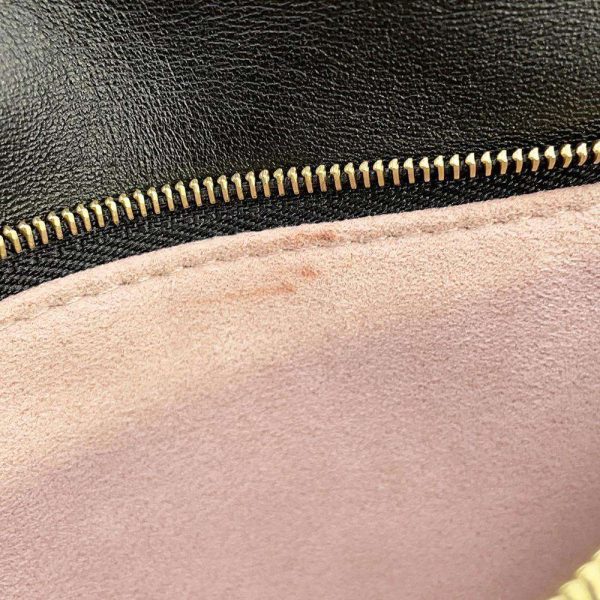 9512436 09 Louis Vuitton Chain Shoulder Bag Pochette Coussin Monogram Pattern 2way Clutch Black