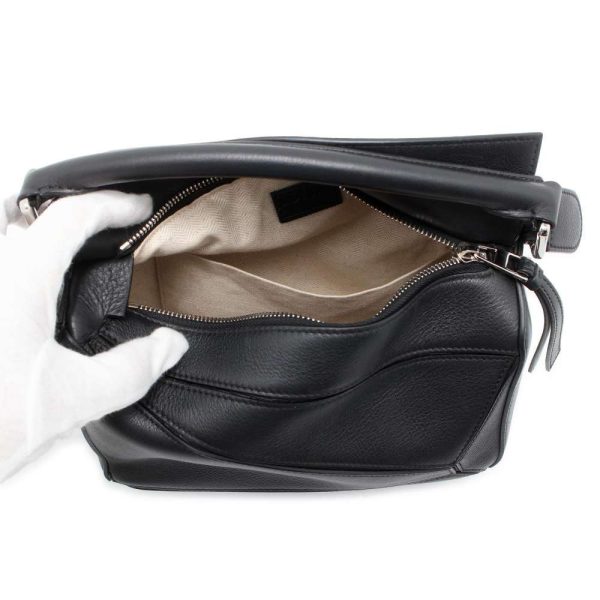 9516557 06 Loewe Handbag Puzzle Bag Small Classic Calf Leather 2way Black