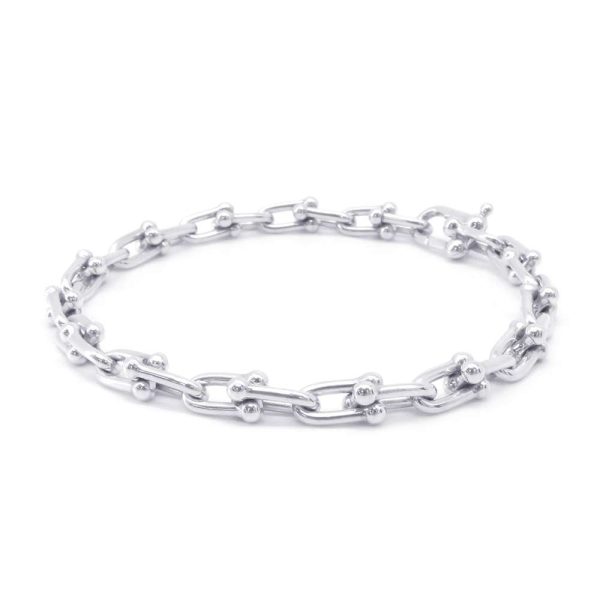 9533080 02 Tiffany Bracelet Hardware Small Link Silver Tiffany Co Jewelry