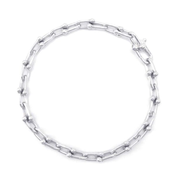 9533080 03 Tiffany Bracelet Hardware Small Link Silver Tiffany Co Jewelry