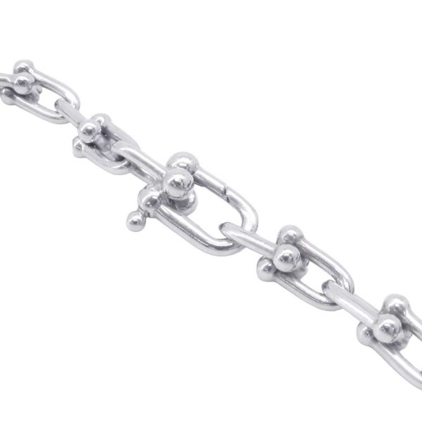 9533080 05 Tiffany Bracelet Hardware Small Link Silver Tiffany Co Jewelry