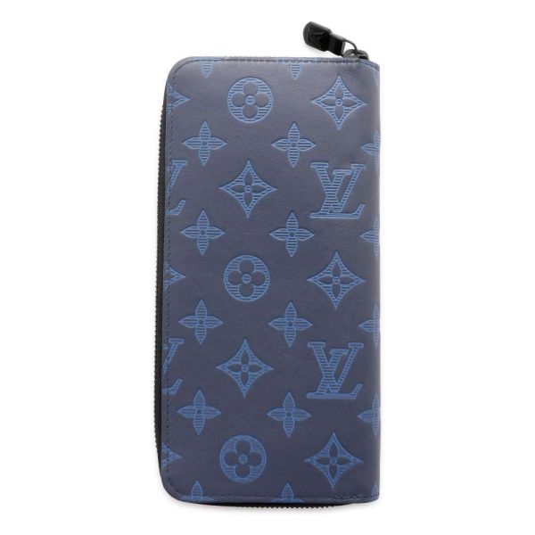 9534100 03 Louis Vuitton Long Monogram Shadow Zippy Wallet Vertical