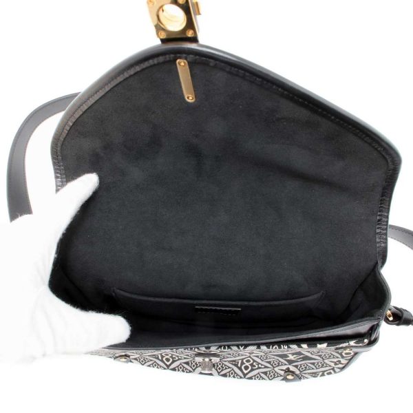 9538382 05 Louis Vuitton Shoulder Bag Monogram Jacquard Neo Saumur MM Black