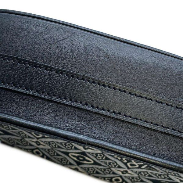 9538382 08 Louis Vuitton Shoulder Bag Monogram Jacquard Neo Saumur MM Black