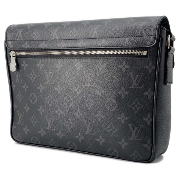 9581104 02 Louis Vuitton Messenger Monogram Eclipse Taiga Rama Black