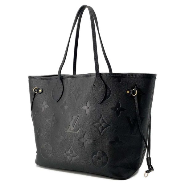 9587984 02 Louis Vuitton Tote Bag Monogram Empreinte Neverfull MM Shoulder Bag Black