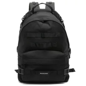 Balenciaga Recycled Nylon Backpack Black 4 Louis Vuitton Bicolor Monogram Emplant Neonoe MM