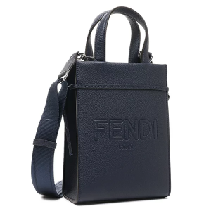 Fendi Roma Leather Handbag Shoulder Bag Blue BVLGARI Bzero1 Ceramic Bracelet in 18k Rose Gold