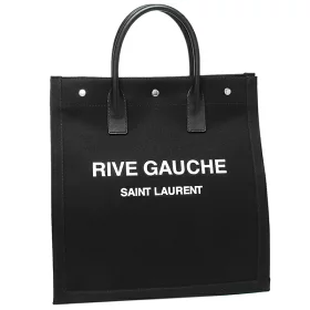 Saint Laurent Paris Fabric Tote Bag Black Cart