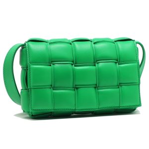 bo 717506vcqr13724 1 Bottega Veneta Small Cassette Bucket Shoulder Bag Green