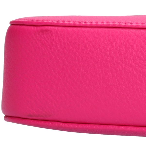 brb00090000001028 8 BALENCIAGA Everyday Camera Bag Leather Shoulder Bag Pink