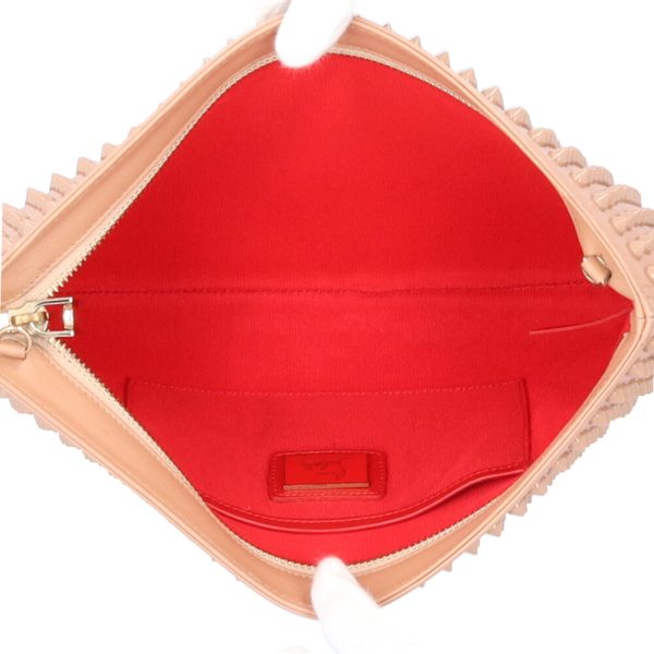 brb01000000000880 5 Christian Louboutin Ruby Bosch Leather Shoulder Bag Pink