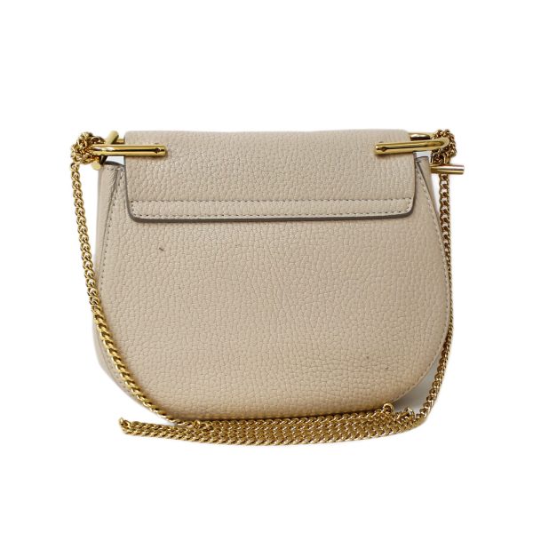 brb01000000002558 3 Chloe Leather Chain Shoulder Bag Beige