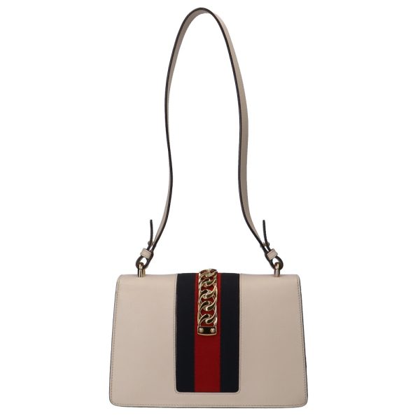 brb01020000000607 3 GUCCI Shoulder Bag Leather White